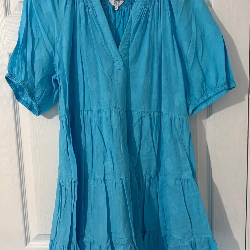 Blue Womans Dress